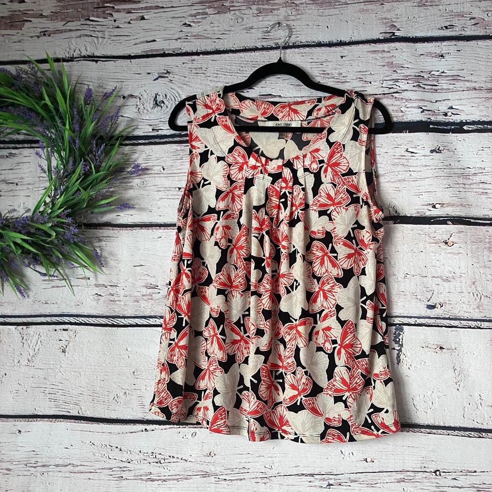 Jones Studio butterfly blouse